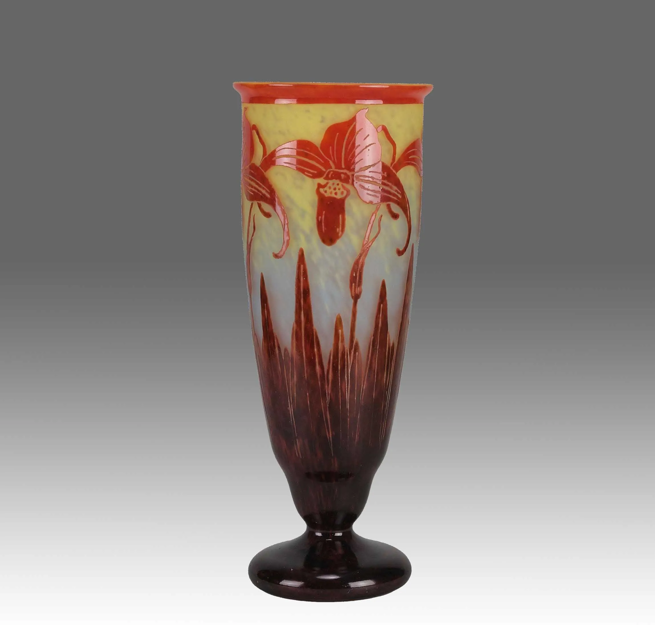 "Décor Orchidée" by Le Verre Français