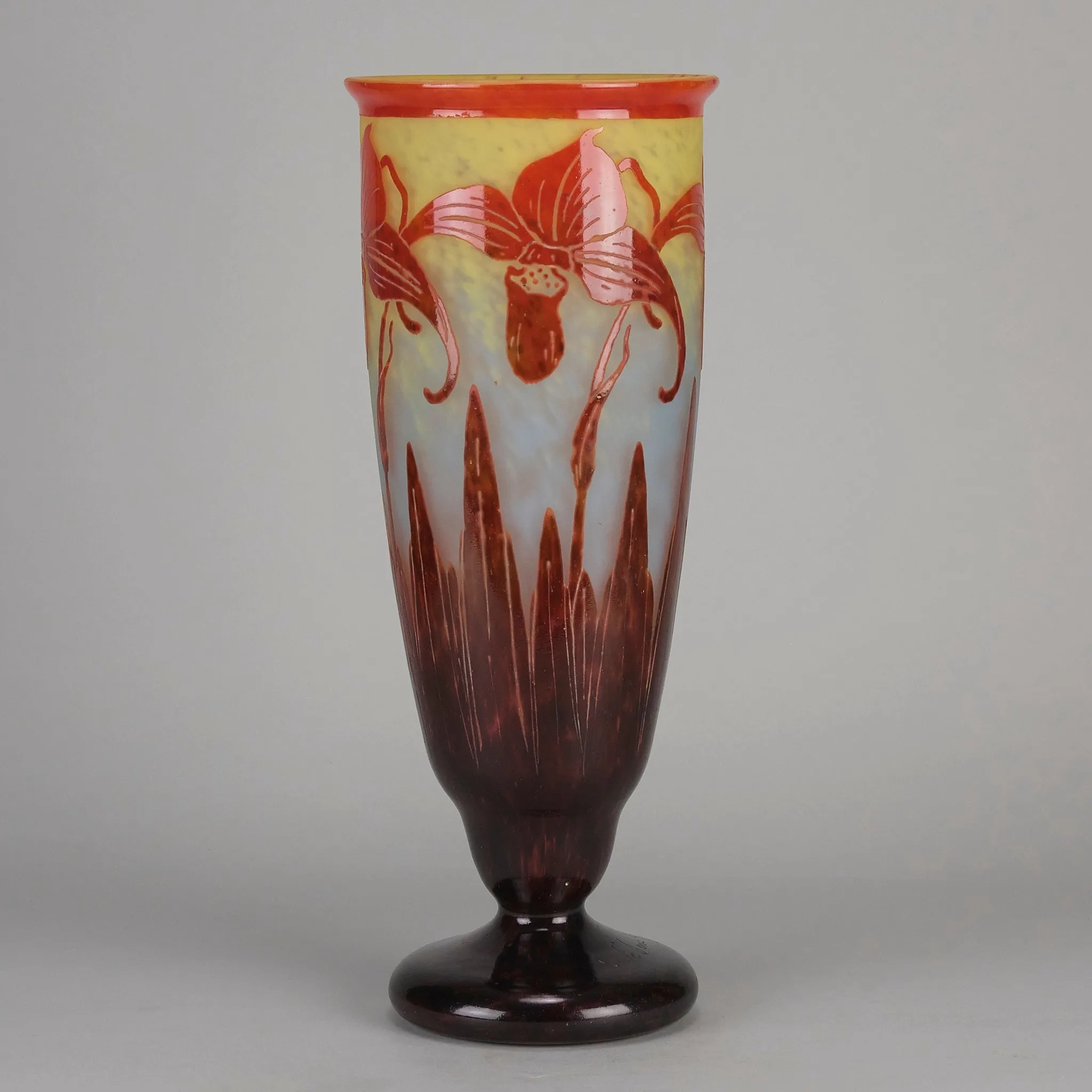 "Décor Orchidée" by Le Verre Français