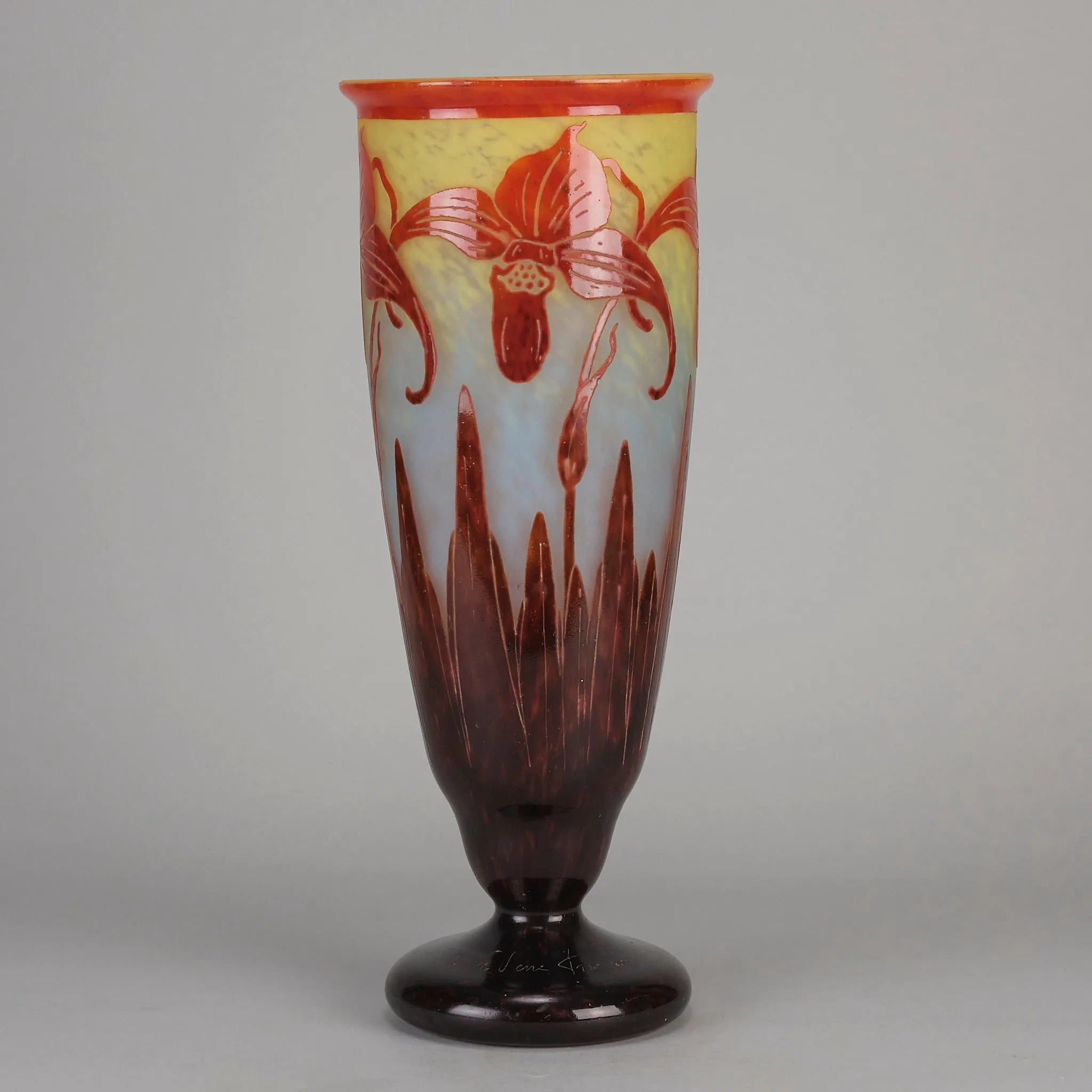 "Décor Orchidée" by Le Verre Français