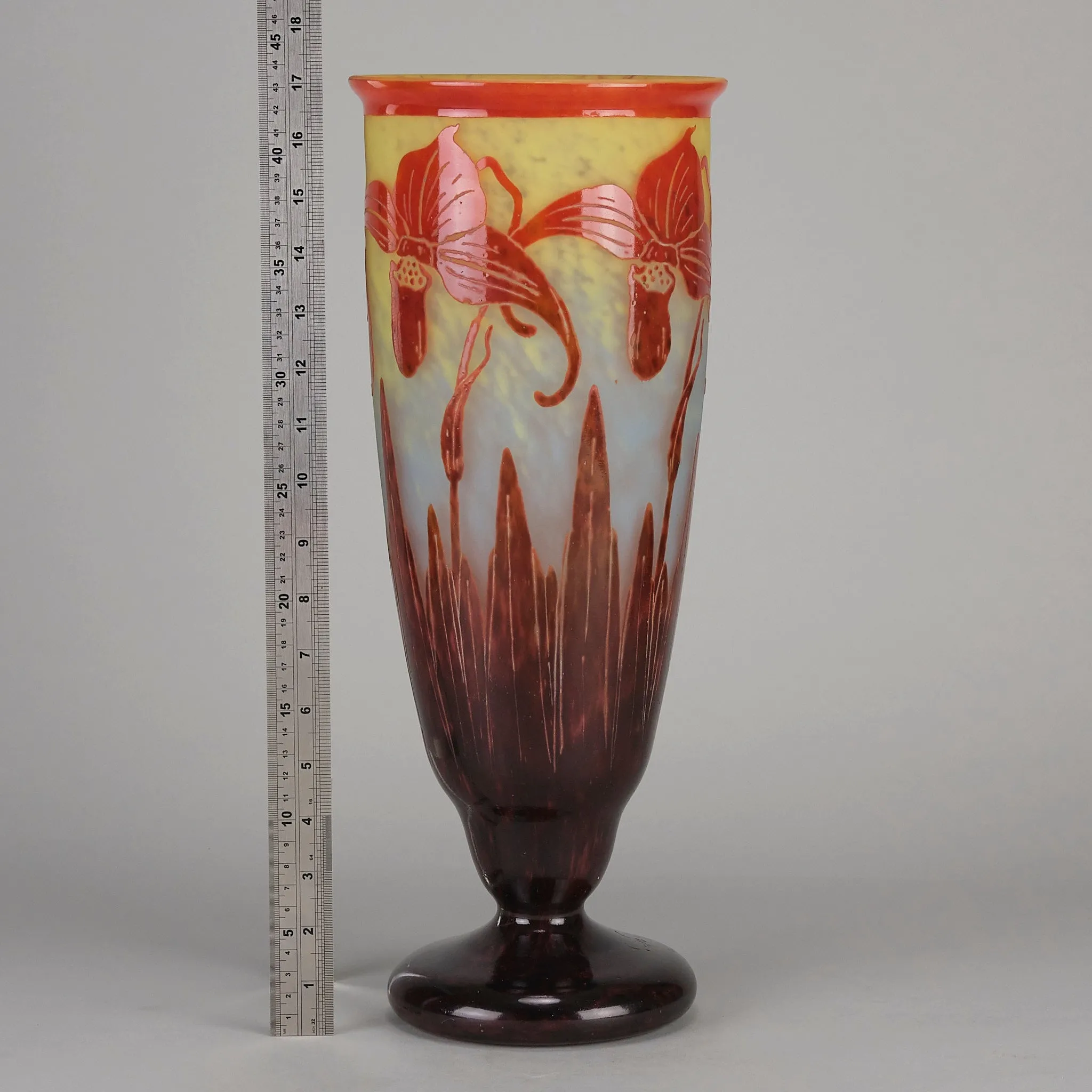 "Décor Orchidée" by Le Verre Français