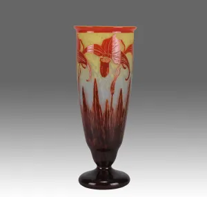 "Décor Orchidée" by Le Verre Français