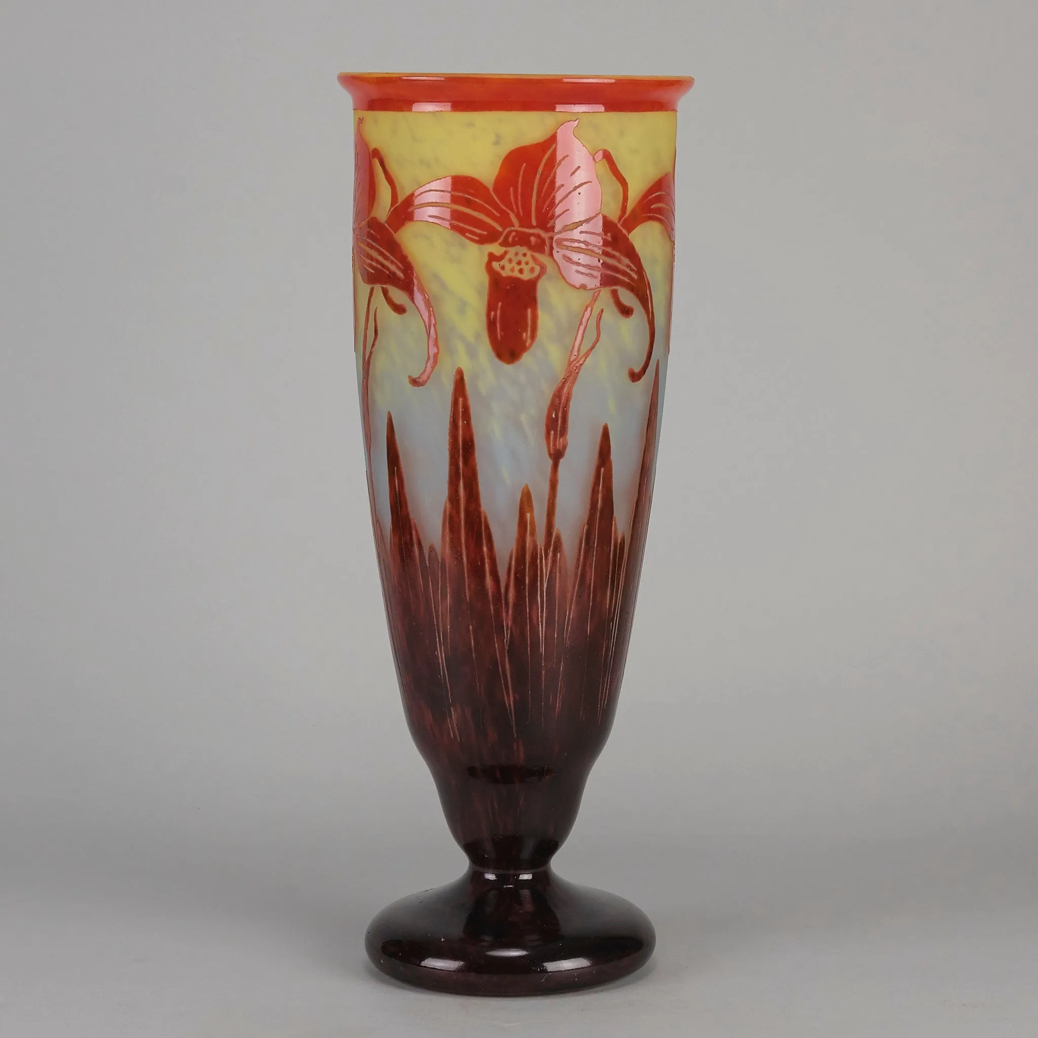 "Décor Orchidée" by Le Verre Français