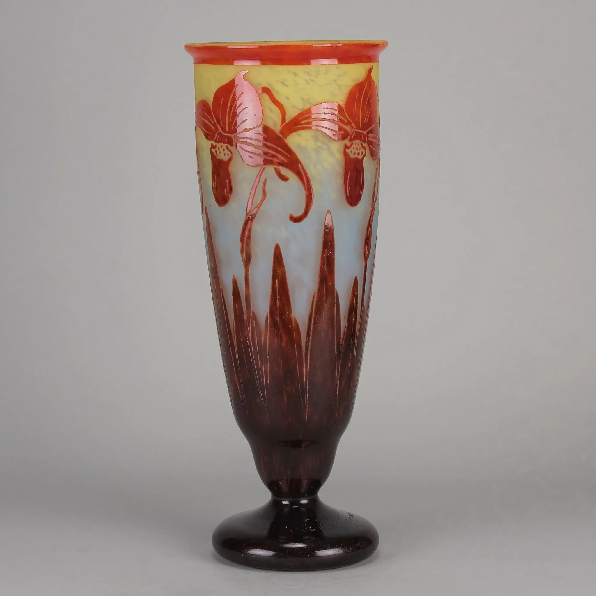 "Décor Orchidée" by Le Verre Français