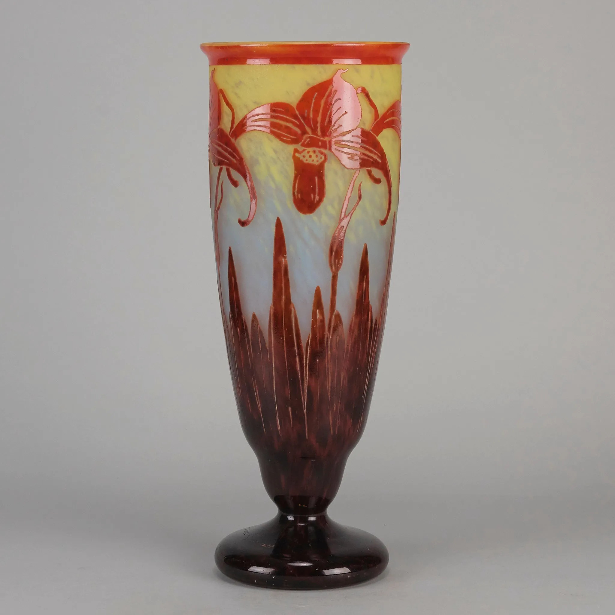 "Décor Orchidée" by Le Verre Français