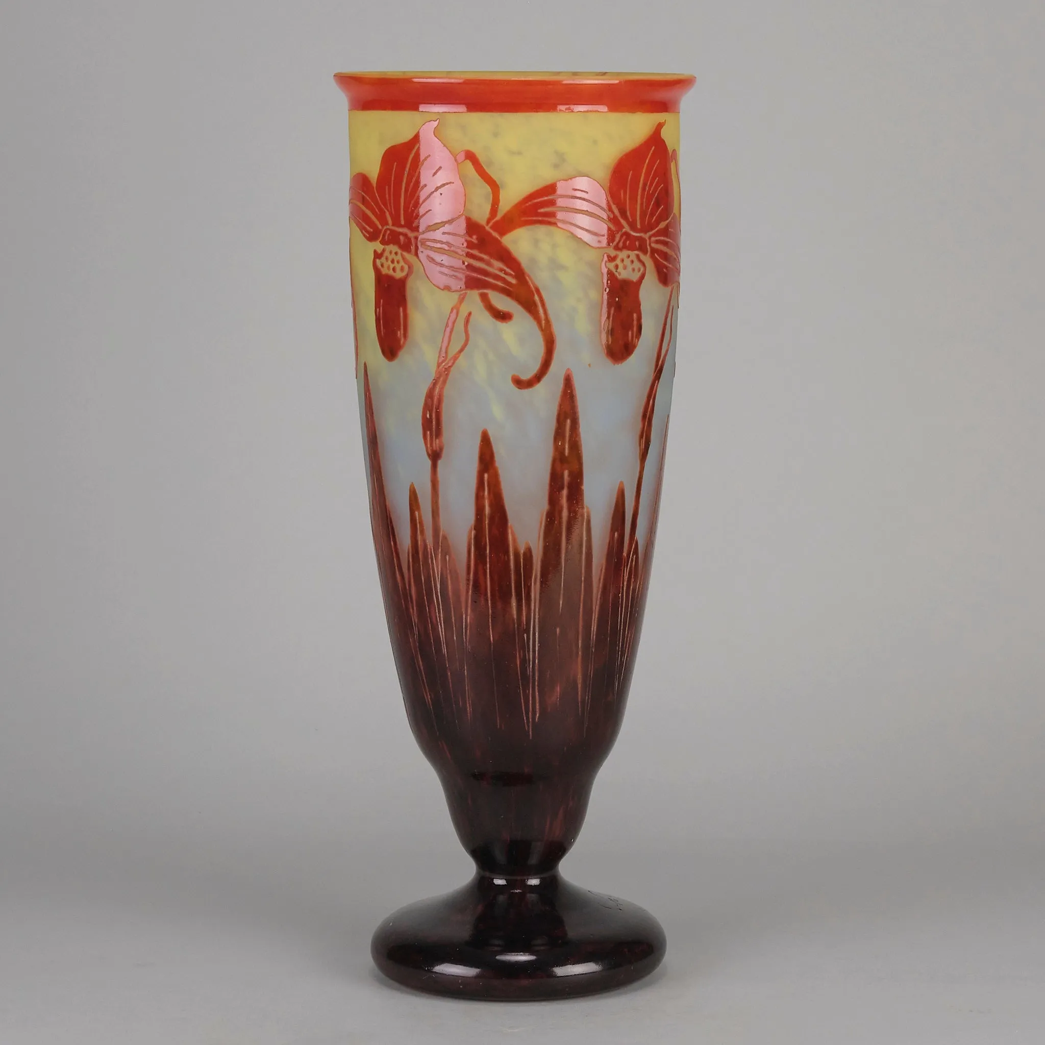 "Décor Orchidée" by Le Verre Français