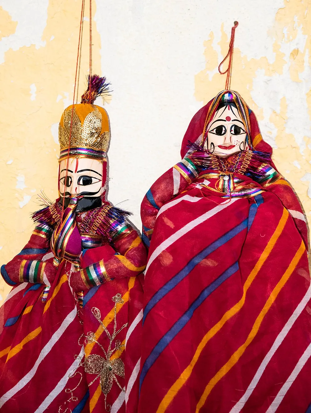 Rajasthan Cloth Puppets - Couple