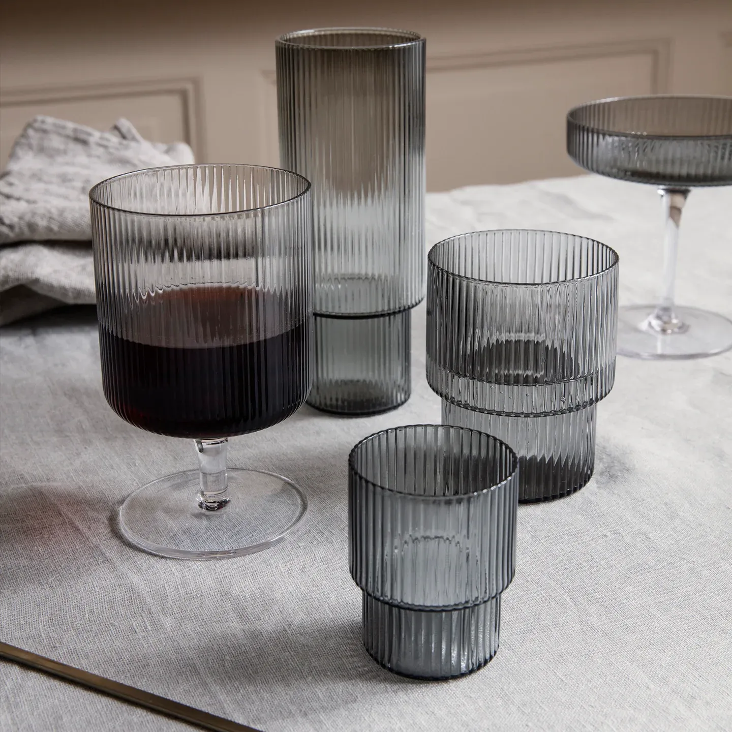 Ripple Small Glasses Set of 4