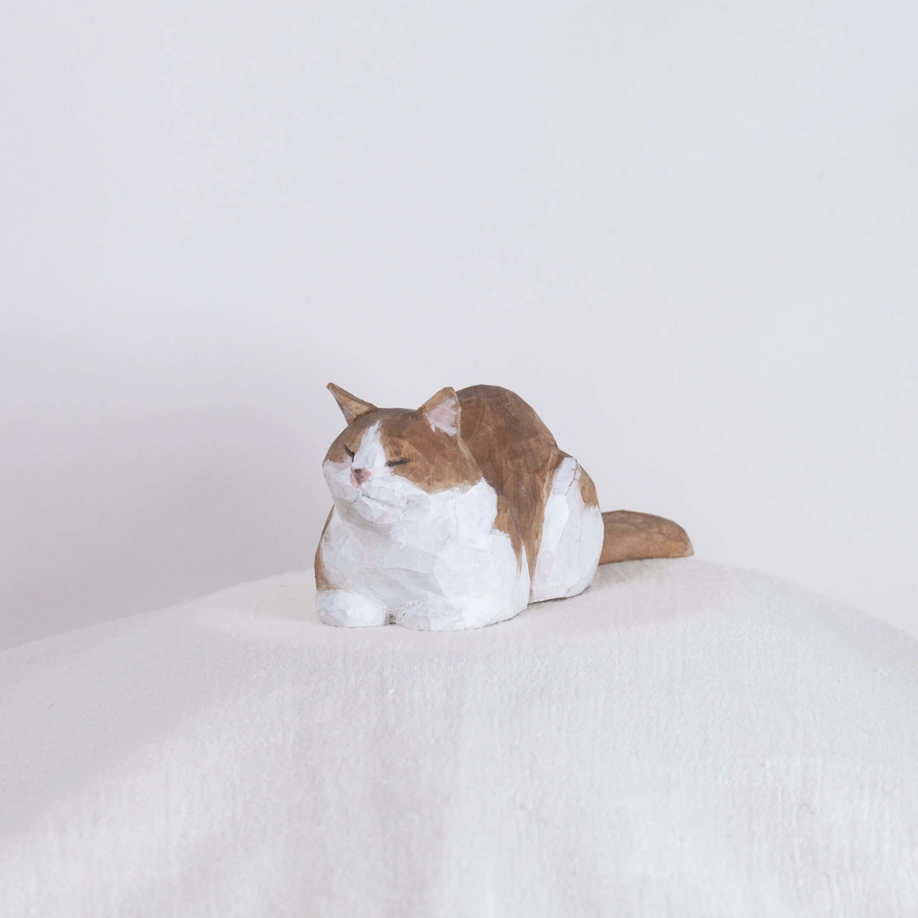 Ryoji Bannai - #18 Brown and white chilling cat