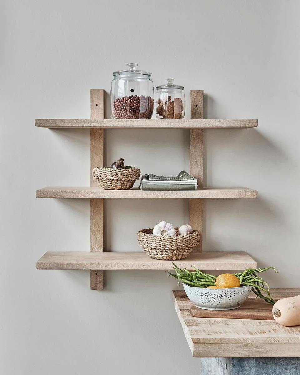 Set Mango Wood Shelf