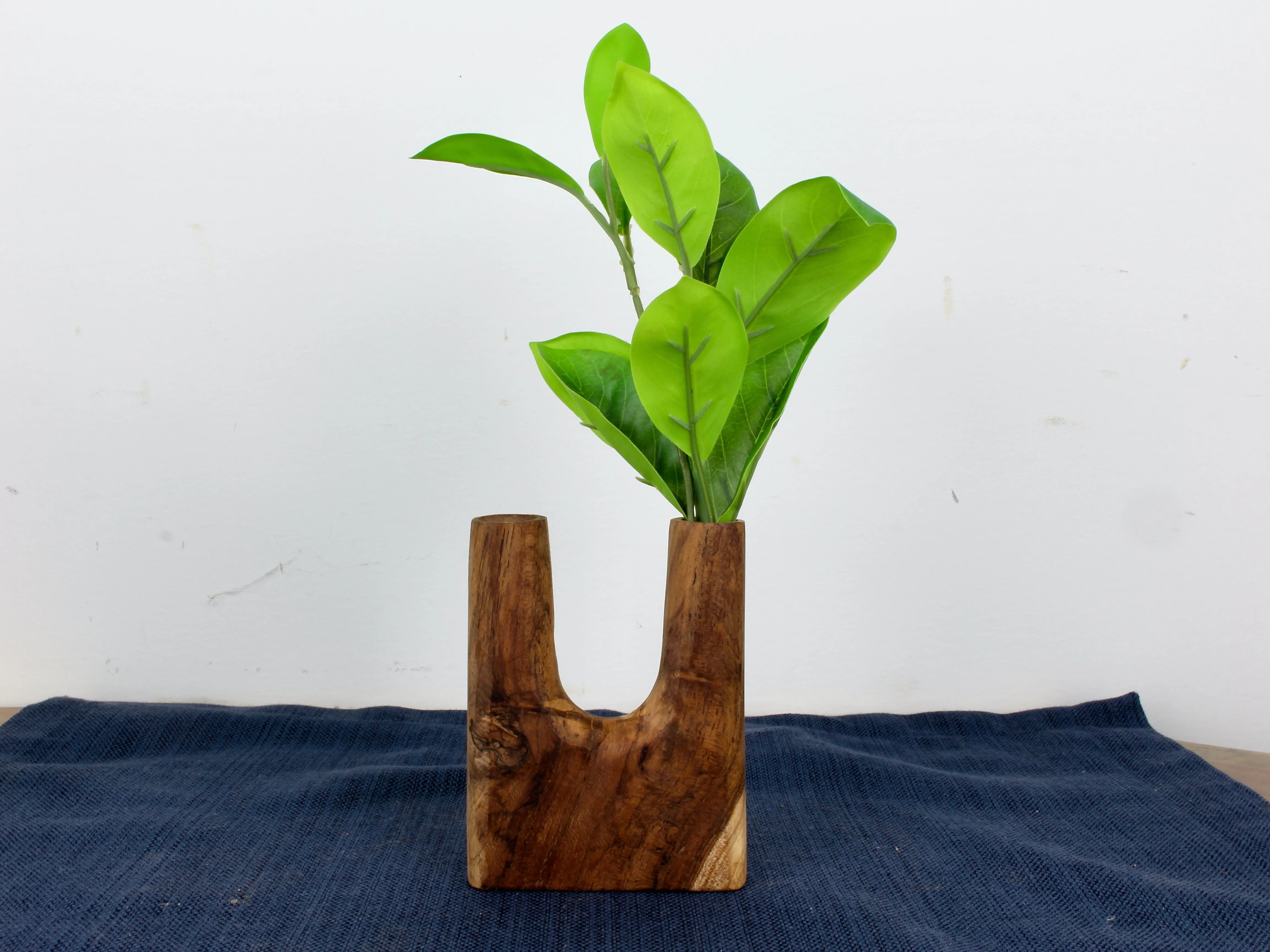 Set of Hand Carved Vases - Monogram Engraving by Tuckahoe Hardwoods