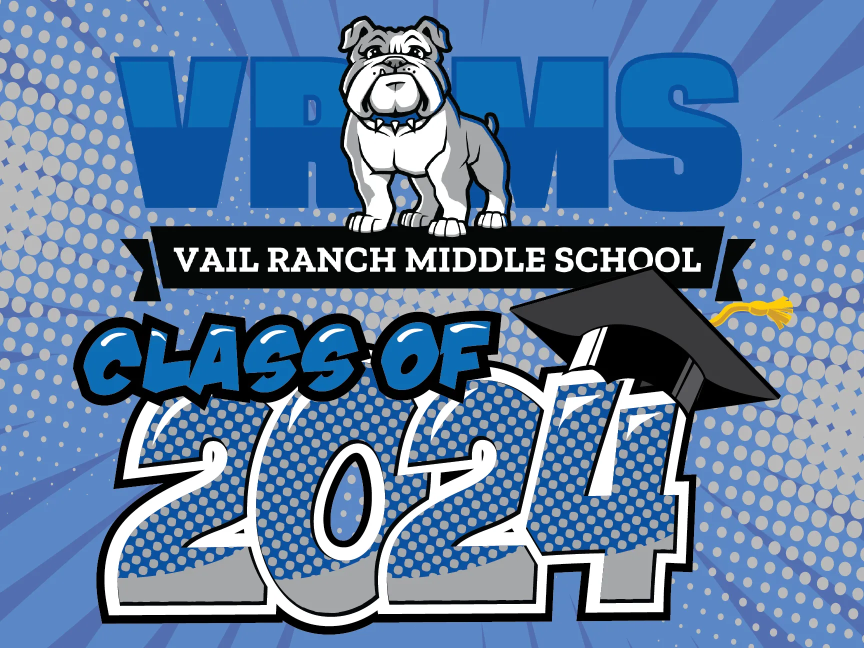 Vail Ranch Middle School 8th Grade Graduation Yard Sign