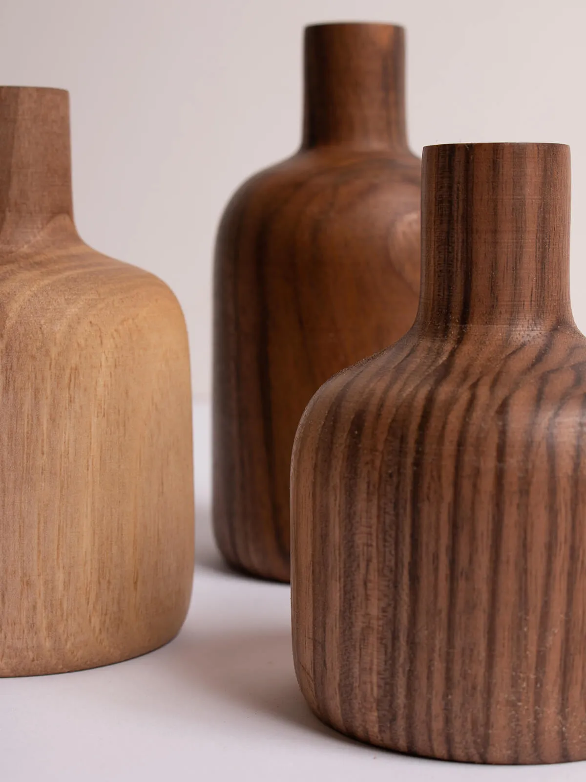 Walnut Wood Mini Vase, Arlo