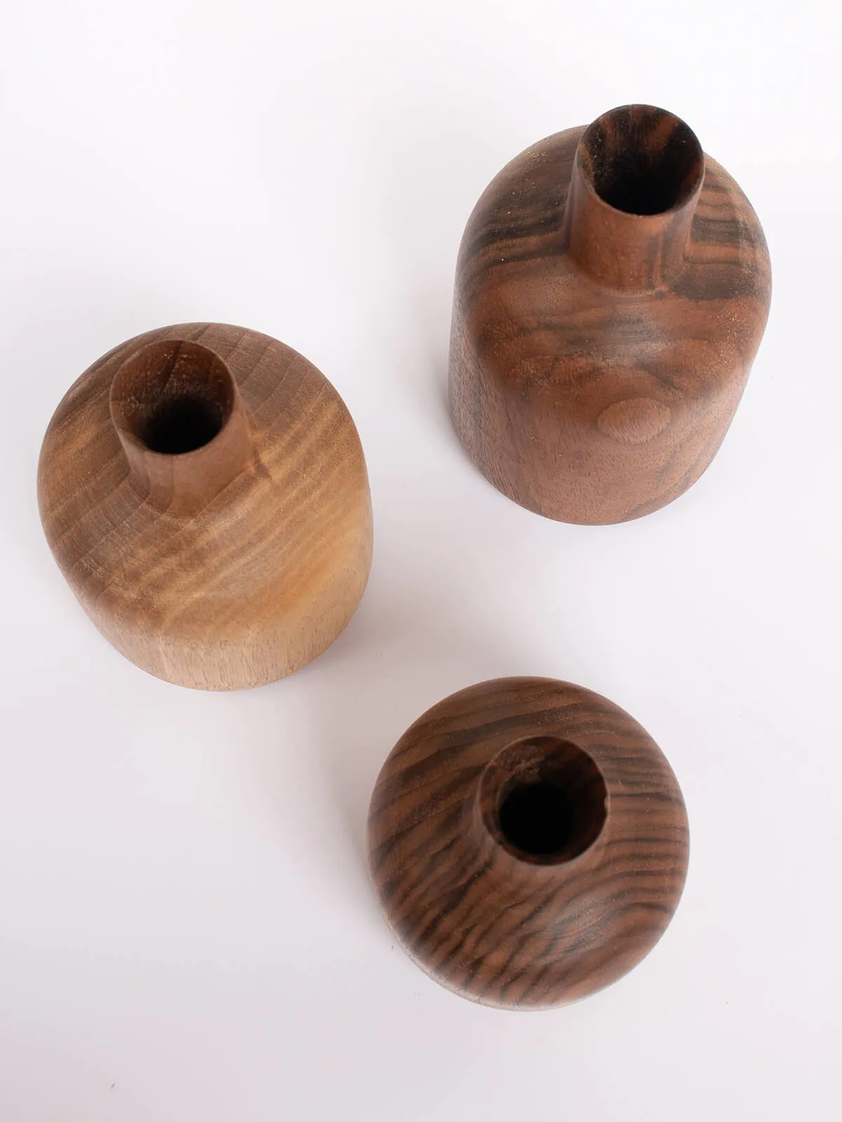 Walnut Wood Mini Vase, Arlo