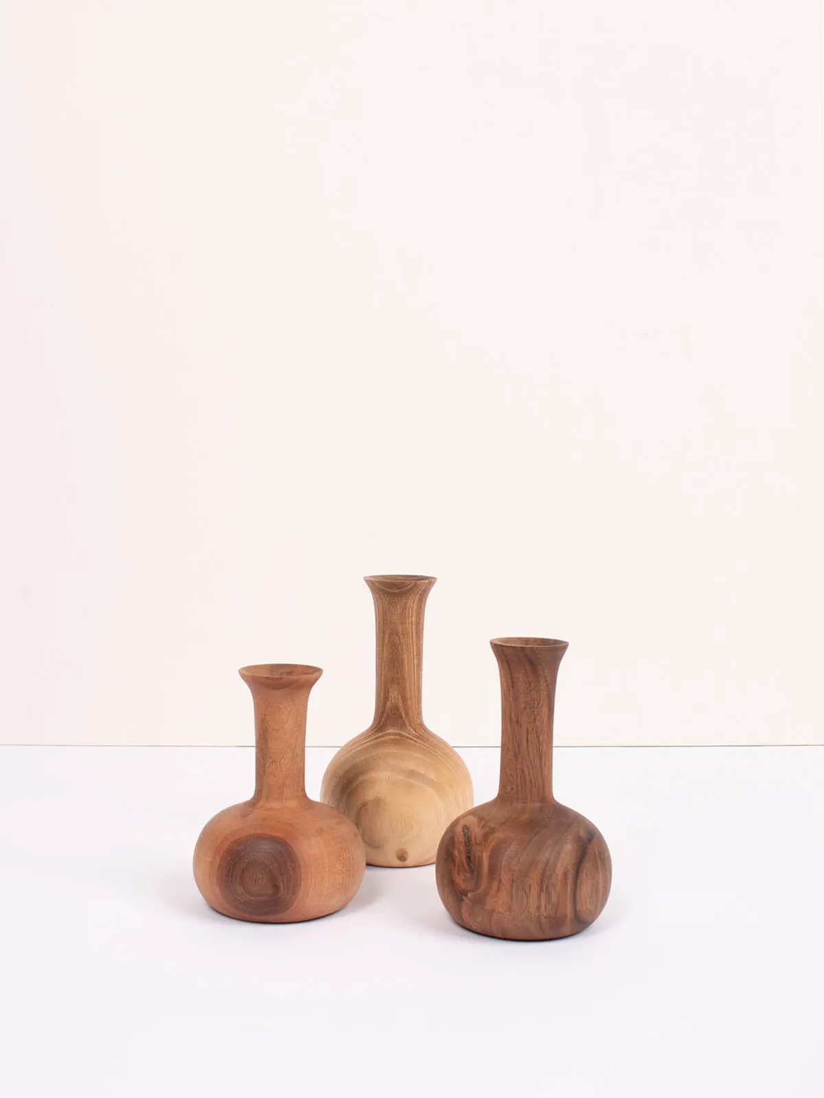 Walnut Wood Mini Vase, Joni