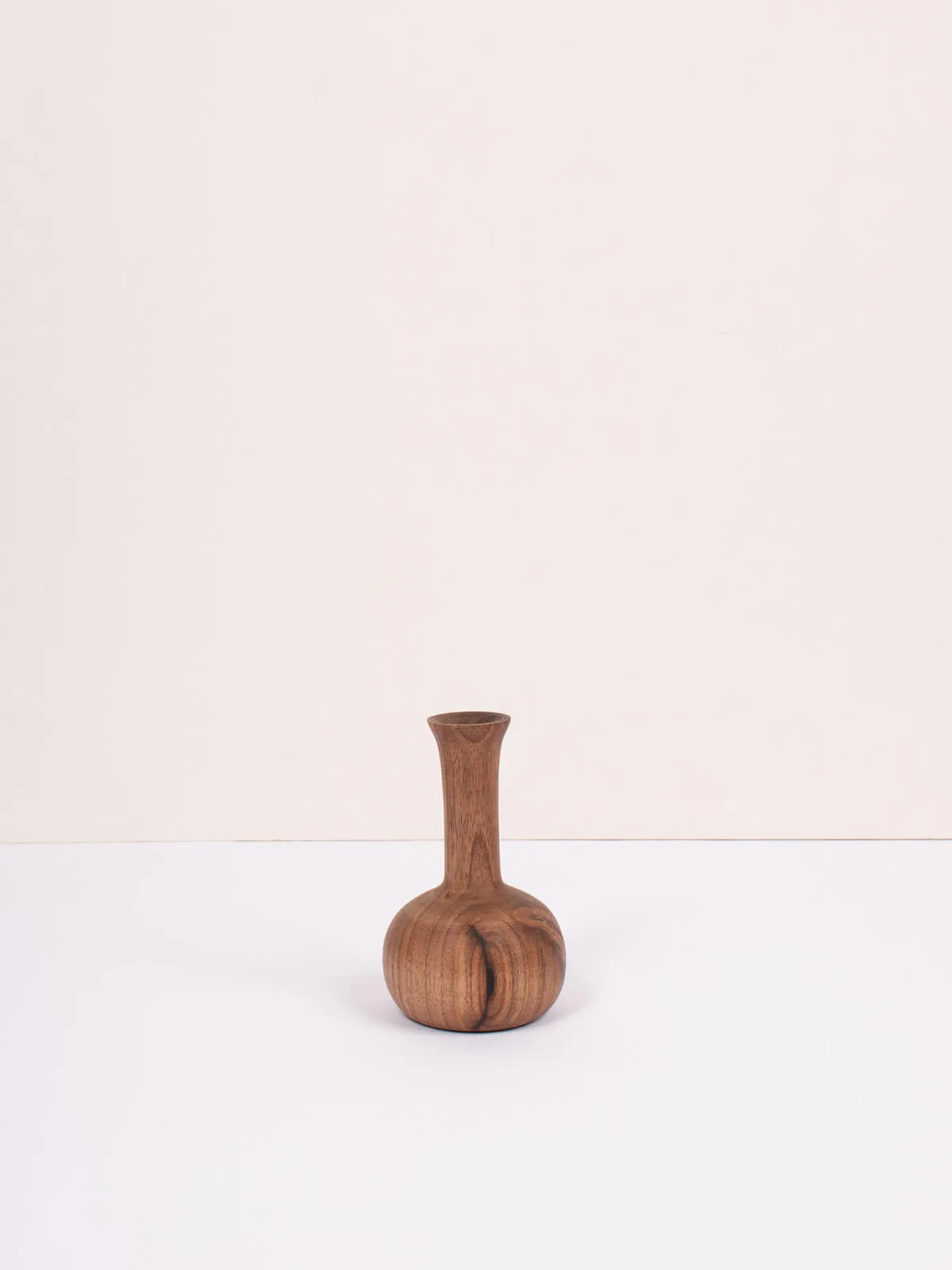 Walnut Wood Mini Vase, Joni