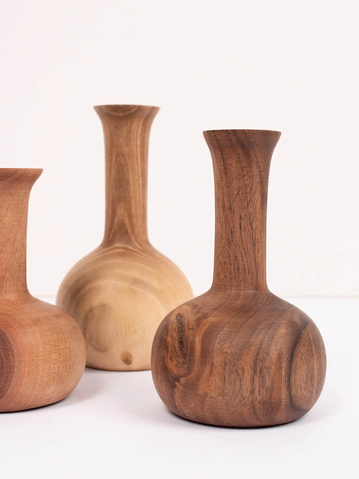 Walnut Wood Mini Vase, Joni