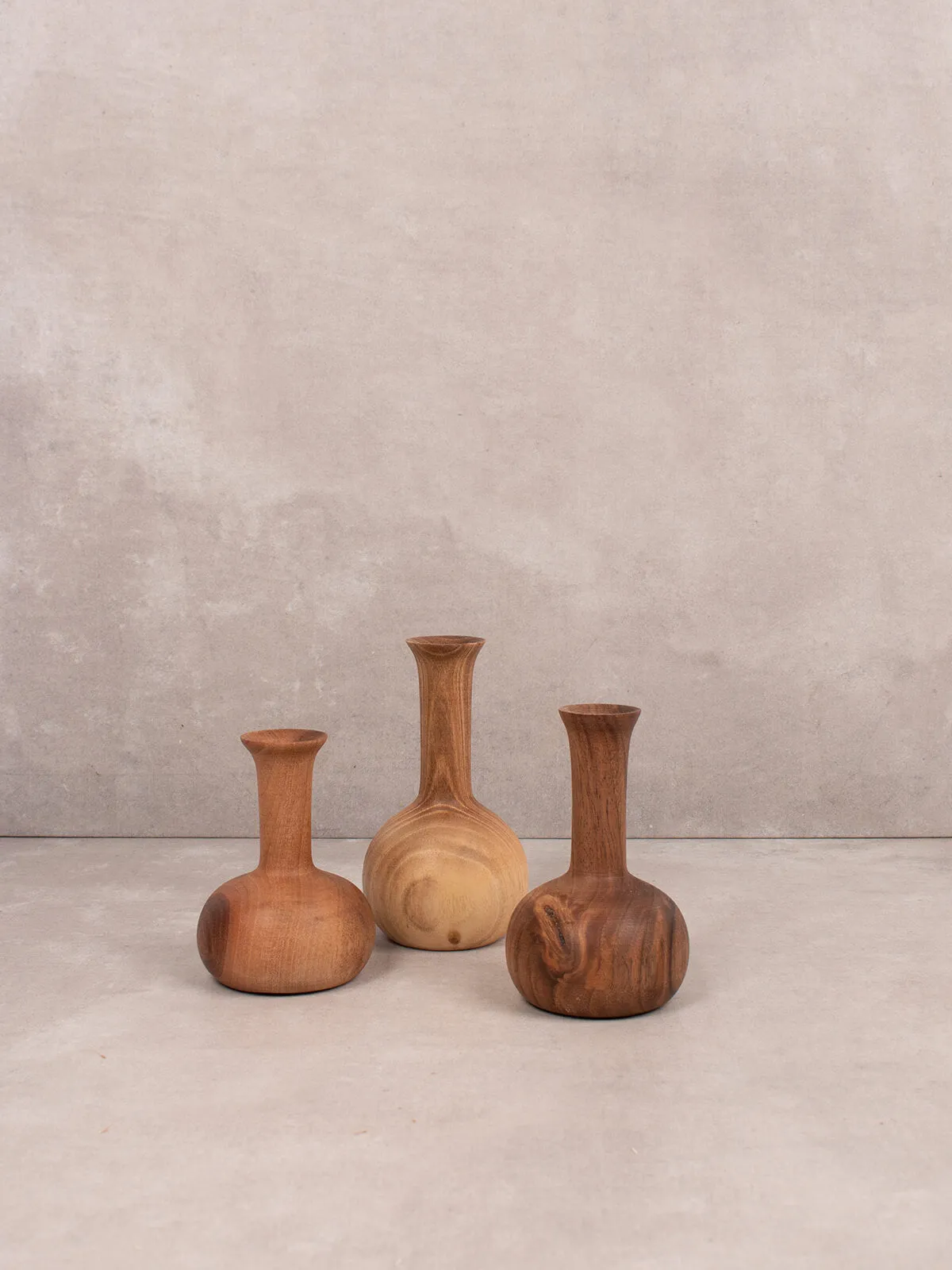 Walnut Wood Mini Vase, Joni